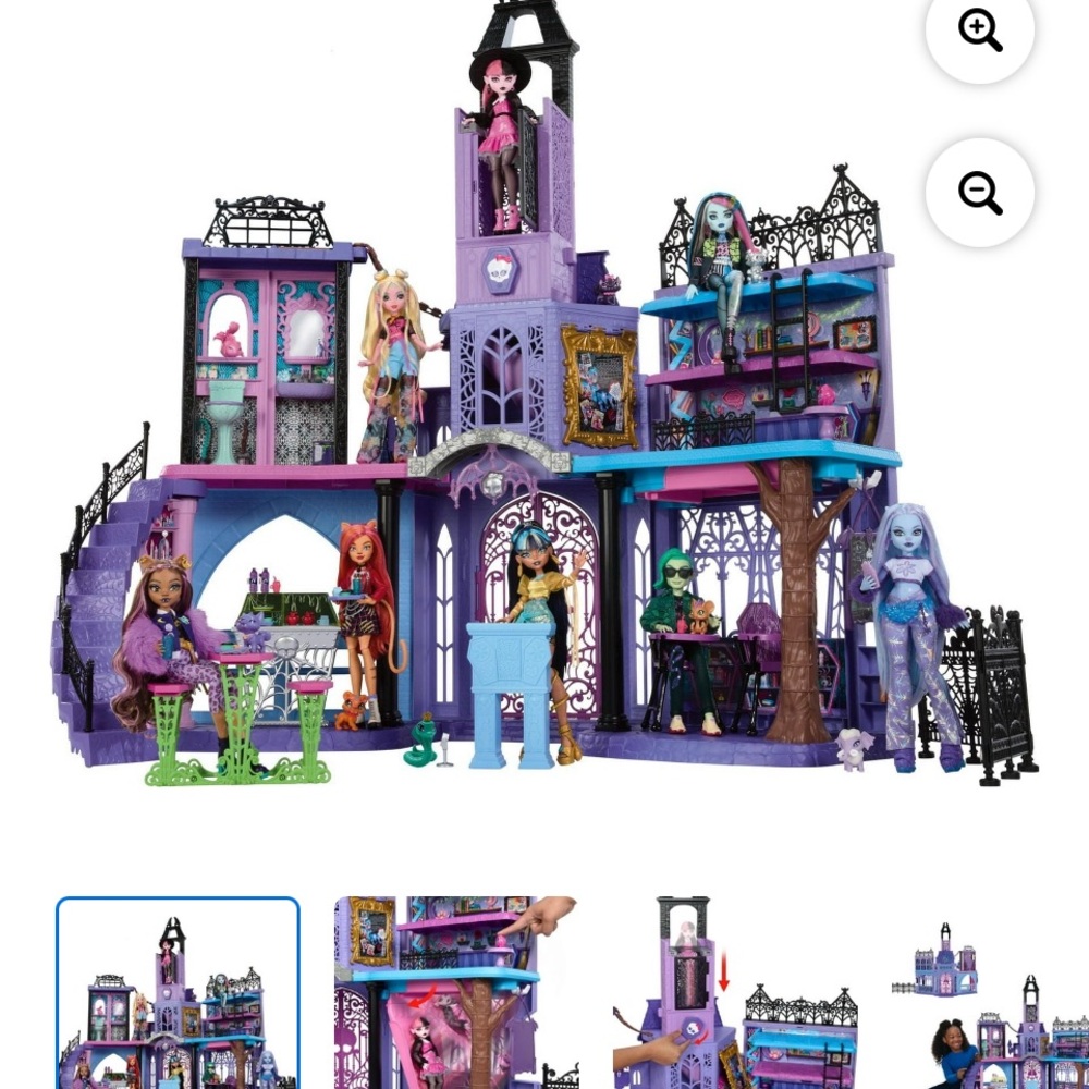 *COLLECTORS’ ITEM* Monster High Haunted Castle Playset - Purple